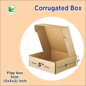 corrugated flap box