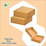 corrugated flap box