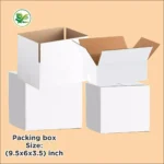 white cardboard box