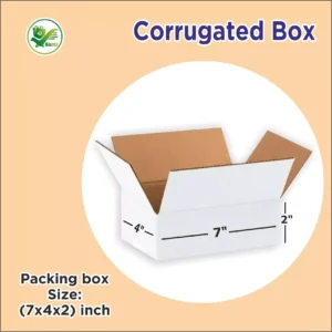 white corrugated box