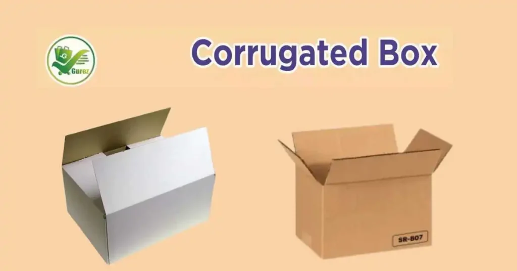 Benefits of corrugated boxes infographic