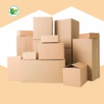 Box Brother 3-ply Brown Corrugated Box – 6x6x3 inches