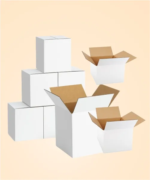 white 3 ply box